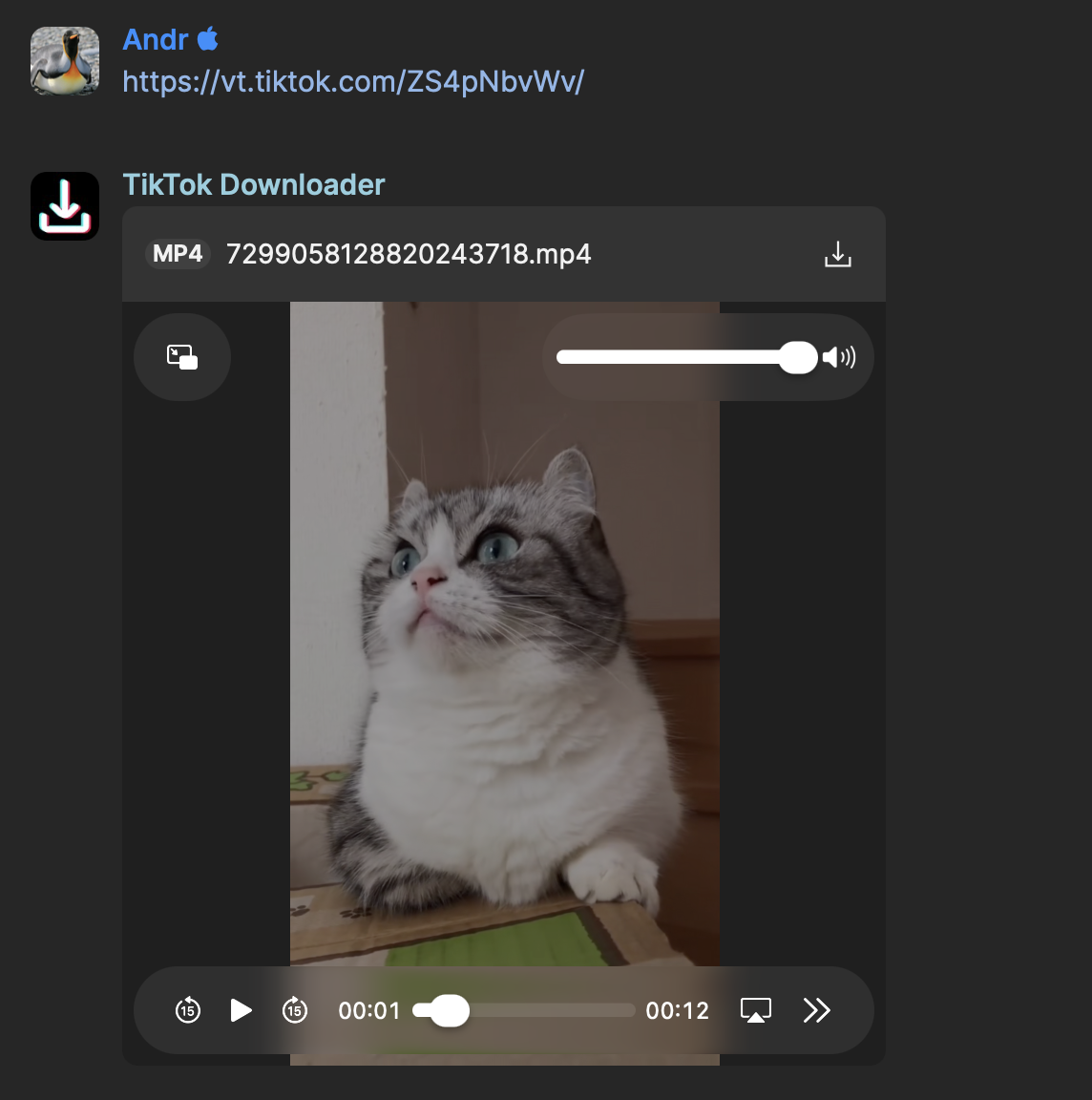 Matrix downloader use case